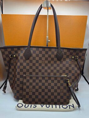 Women's Damier Ebene Neverfull MM
